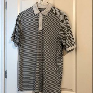 Black and White men's polo shirt
